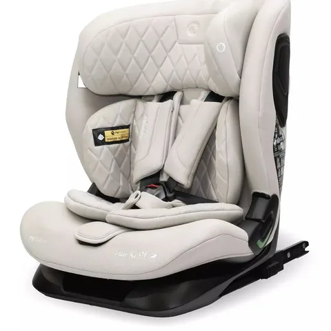 BOXED MY BABIIE MBCS123BOM I-SIZE (76-150CM) CAR SEAT - OATMEAL