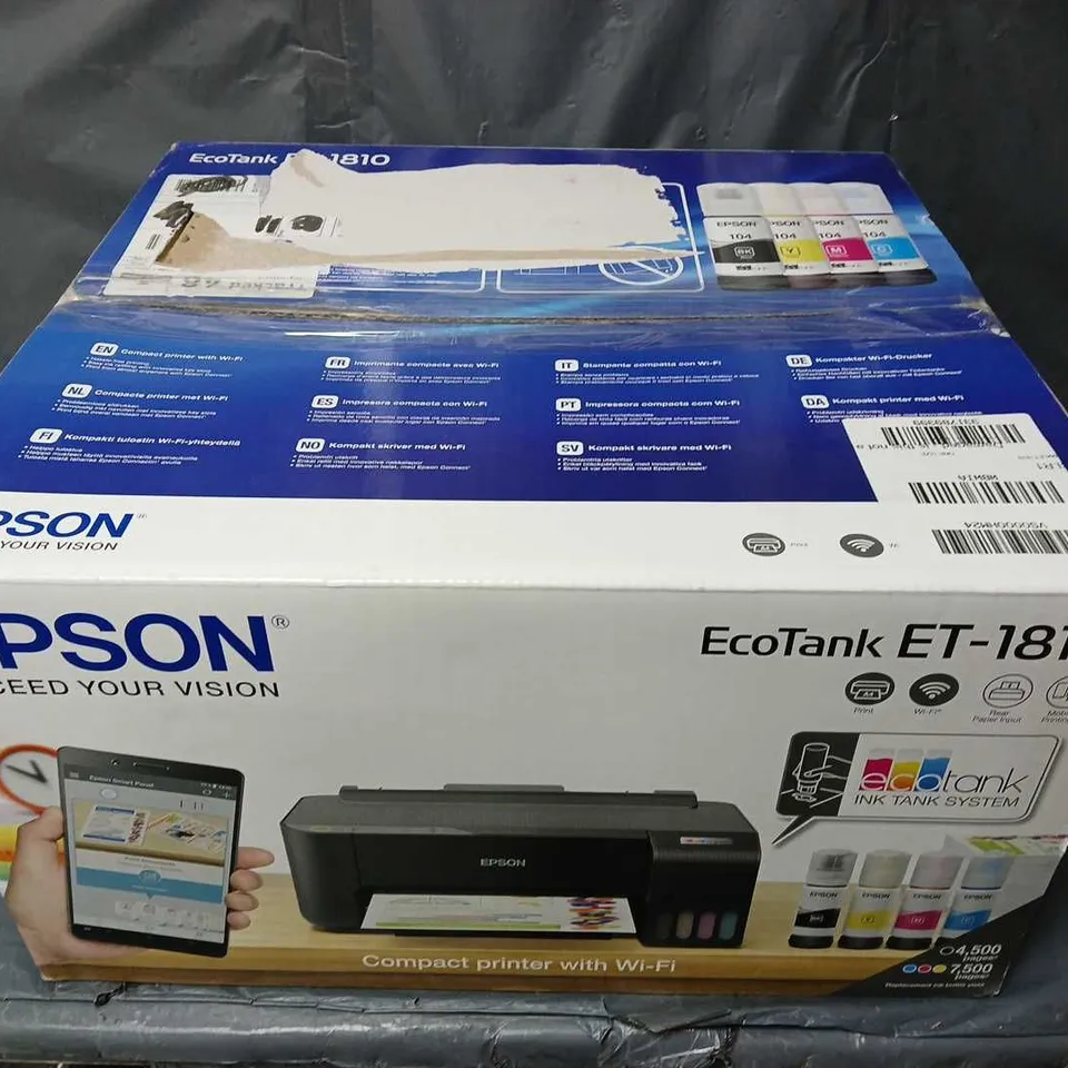 BOXED EPSON ET1810 PRINTER