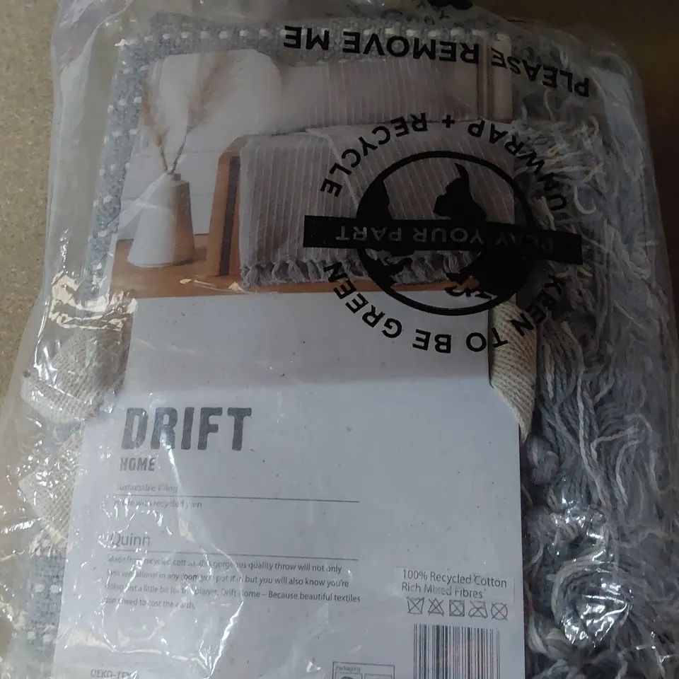DESIGNER JOHN-PAUL THROW GREY