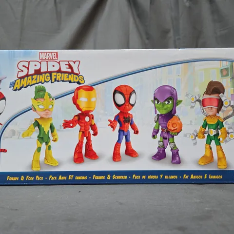 BOXED MARVEL SPIDEY AND HIS AMAZING FRIENDS FIGURE SET