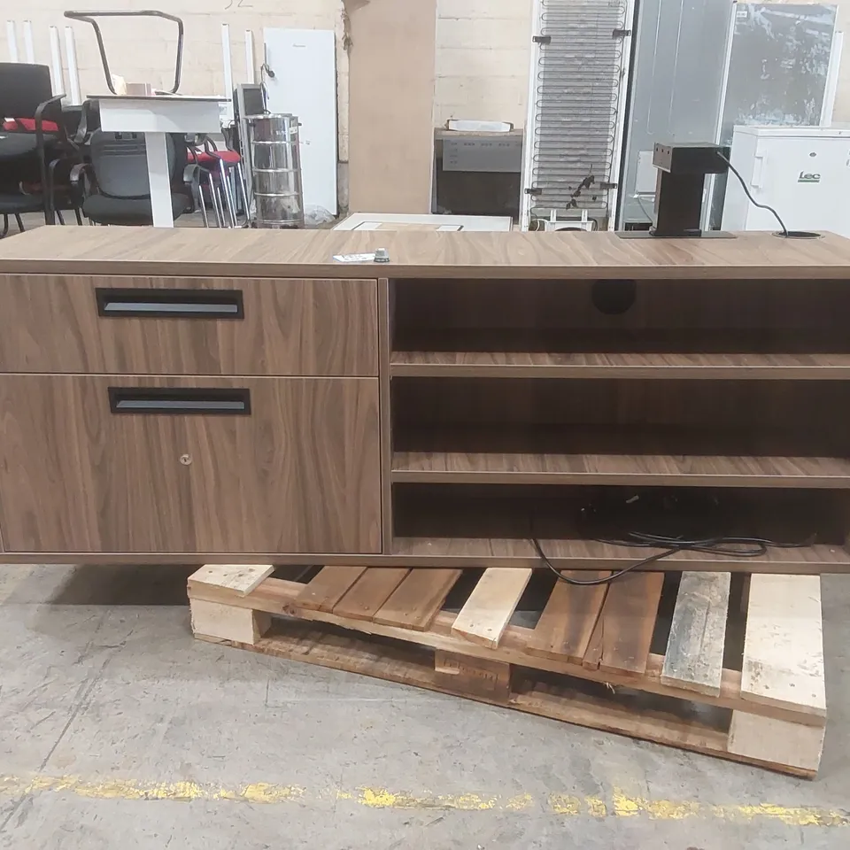 EXECUTIVE OFFICE DESK STORAGE CABINET