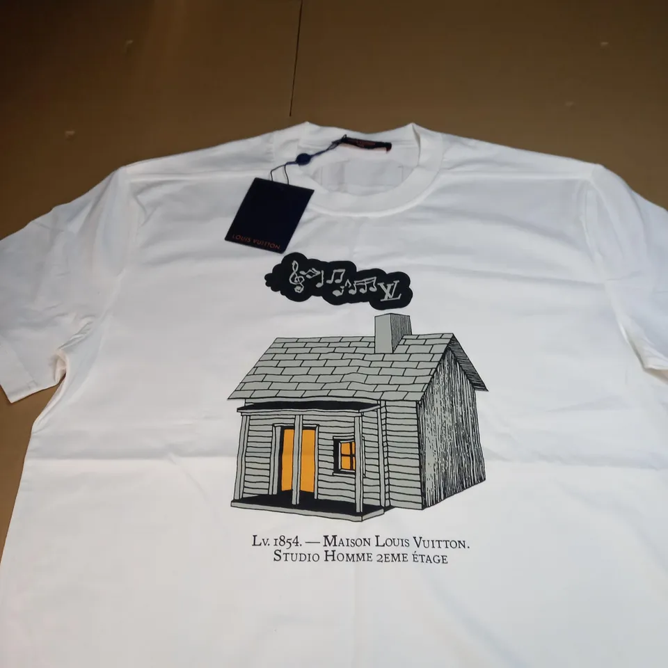 MENS LOUIS VUITTON STUDIO HOME LOGO T-SHIRT SIZE UNSPECIFIED