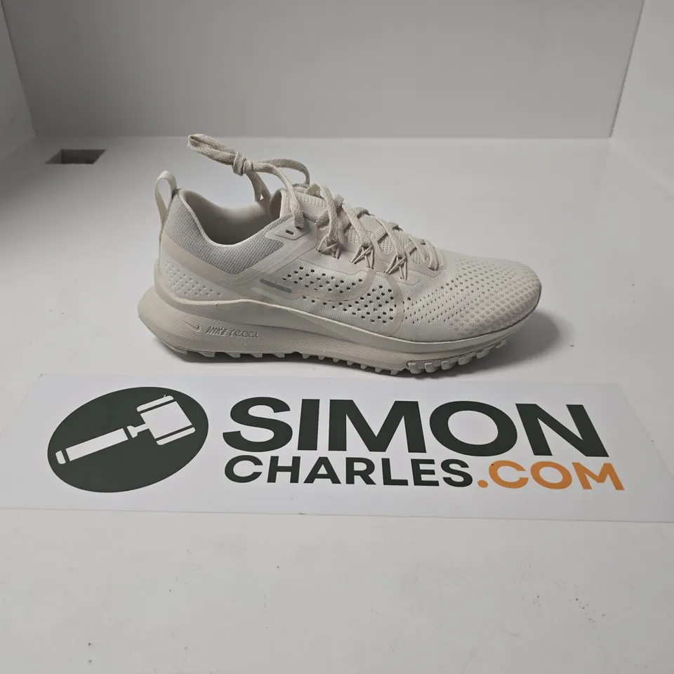 UNBOXED PAIR OF NIKE REACT TRAINERS IN WHITE - UK 7.5