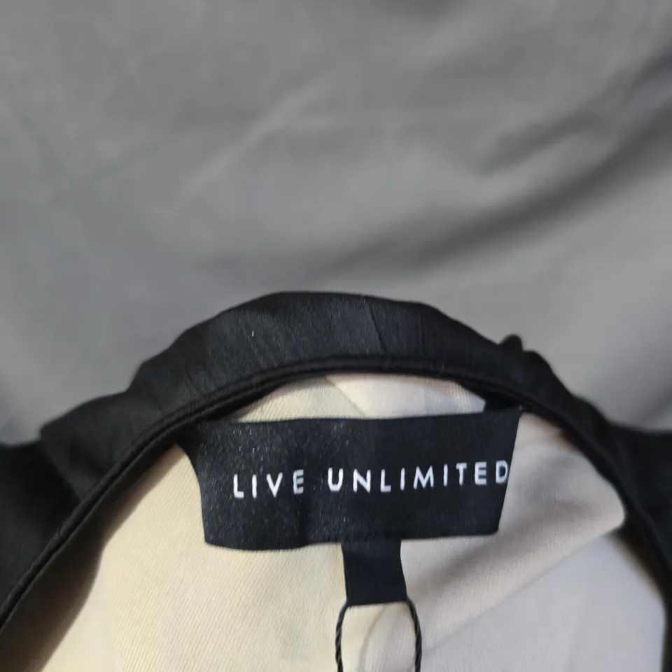 LIVE UNLIMITED PLEATED MIDI DRESS – BLACK, UK 26 (EUR 54)