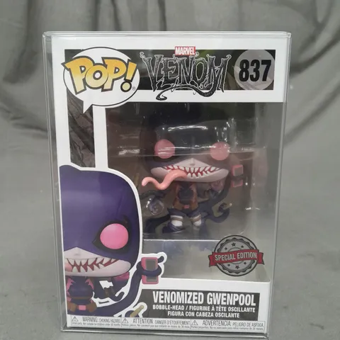 BOXED FUNKO POP MARVEL VENOM 837 - VENOMIZED GWENPOOL COLLECTIBLE BOBBLE-HEAD