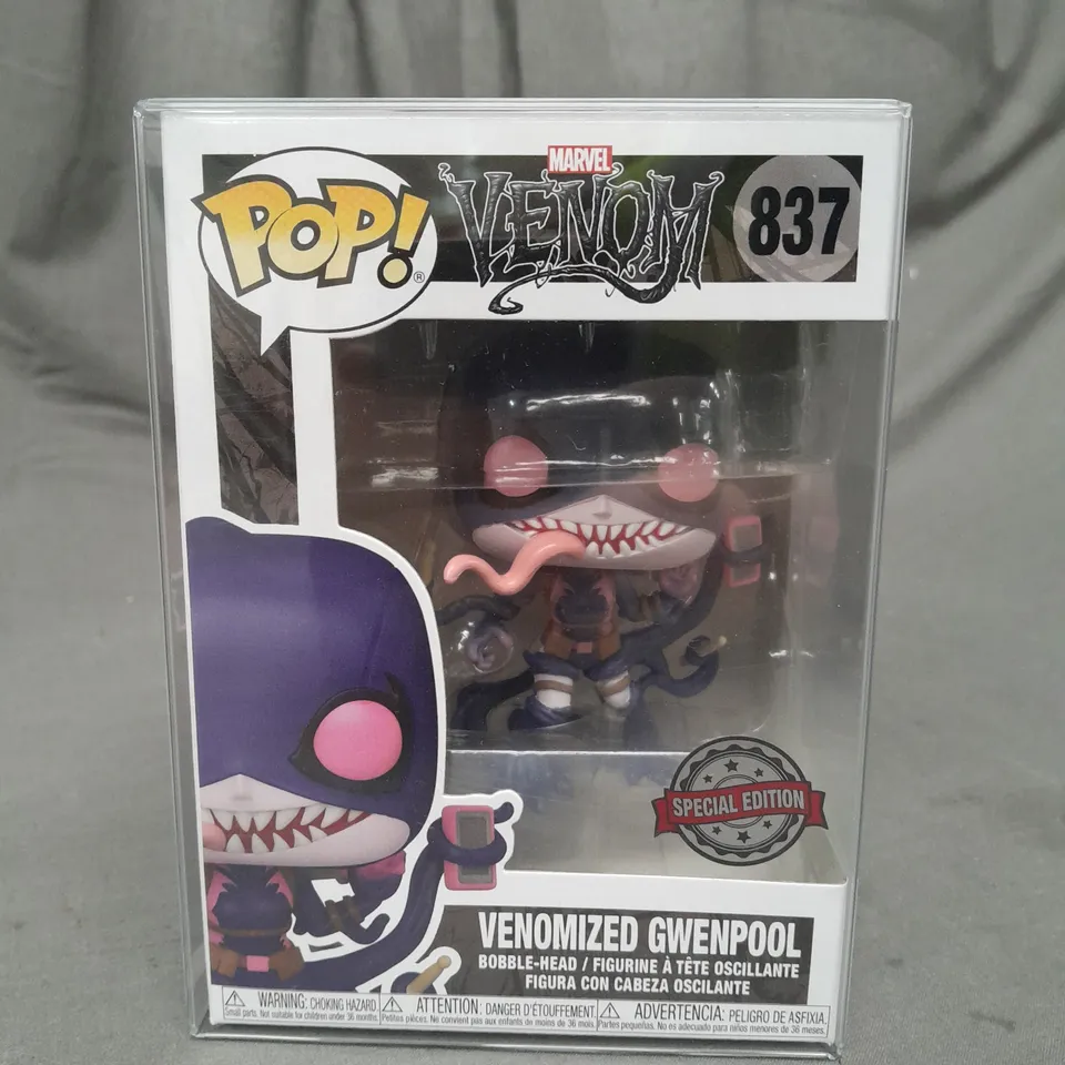 BOXED FUNKO POP MARVEL VENOM 837 - VENOMIZED GWENPOOL COLLECTIBLE BOBBLE-HEAD