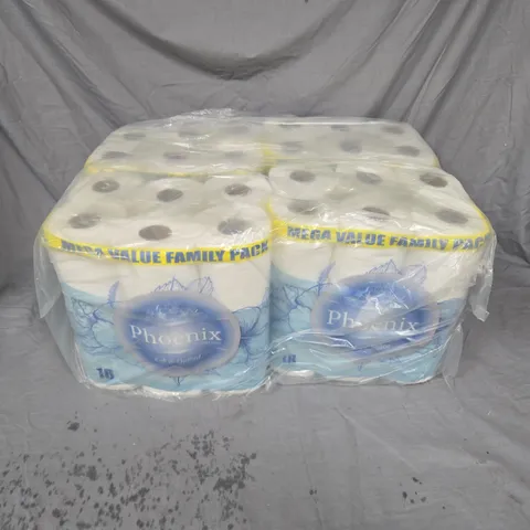 APPROXIMATELY 72 ROLLS OF PHOENIX TOILET TISSUE