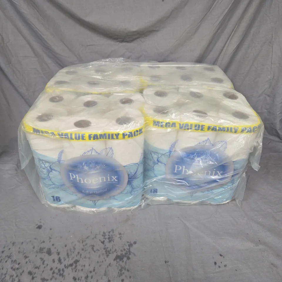 APPROXIMATELY 72 ROLLS OF PHOENIX TOILET TISSUE
