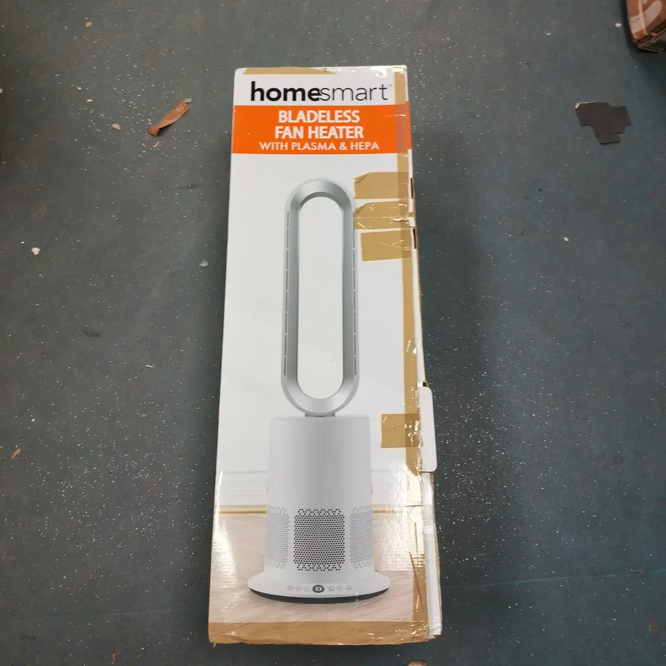 HOMESMART BLADELESS FAN HEATER WITH PLASMA & HEPA – BOXED 