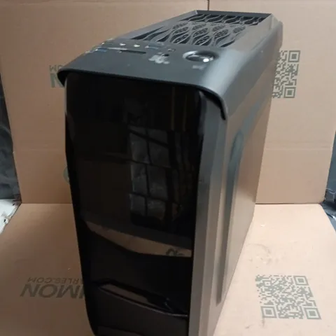 UNBRANDED BLACK DESKTOP PC TOWER CASE  