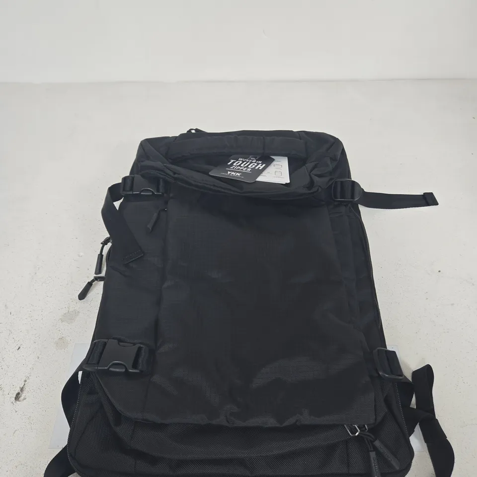 TOMTOC BLACK BACKPACK – RECYCLED COLLECTION, MODEL T66M1D2