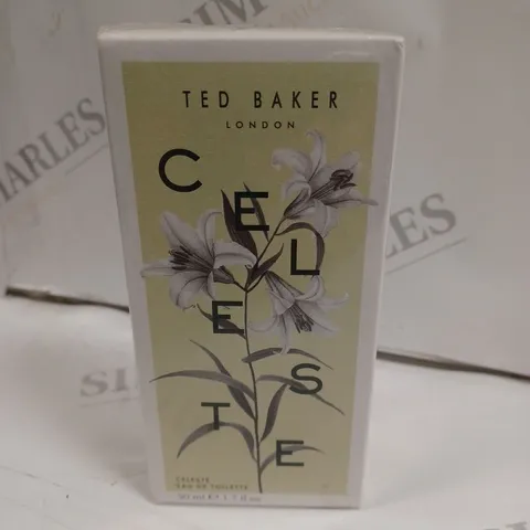 BOXED AND SEALED TED BAKER CELESTE EAU DE TOILETTE 50ML