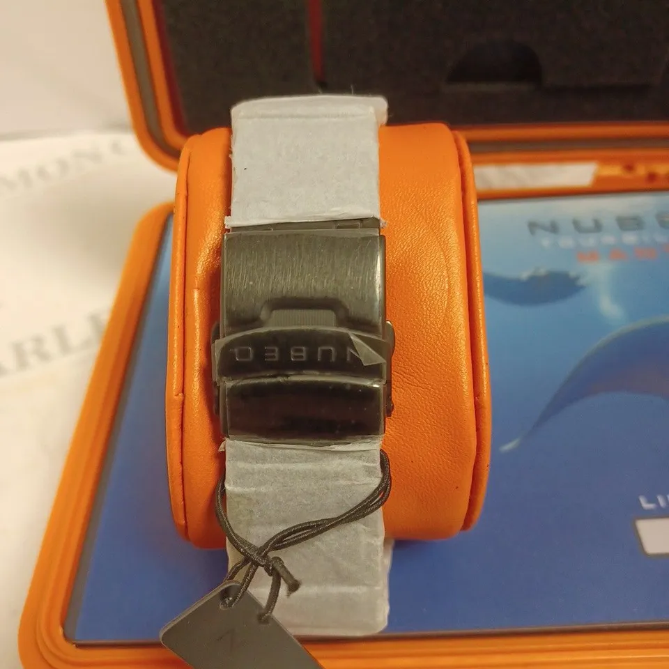 BOXED NUBEO LIMITED EDITION 83/125 BLACK WATCH 
