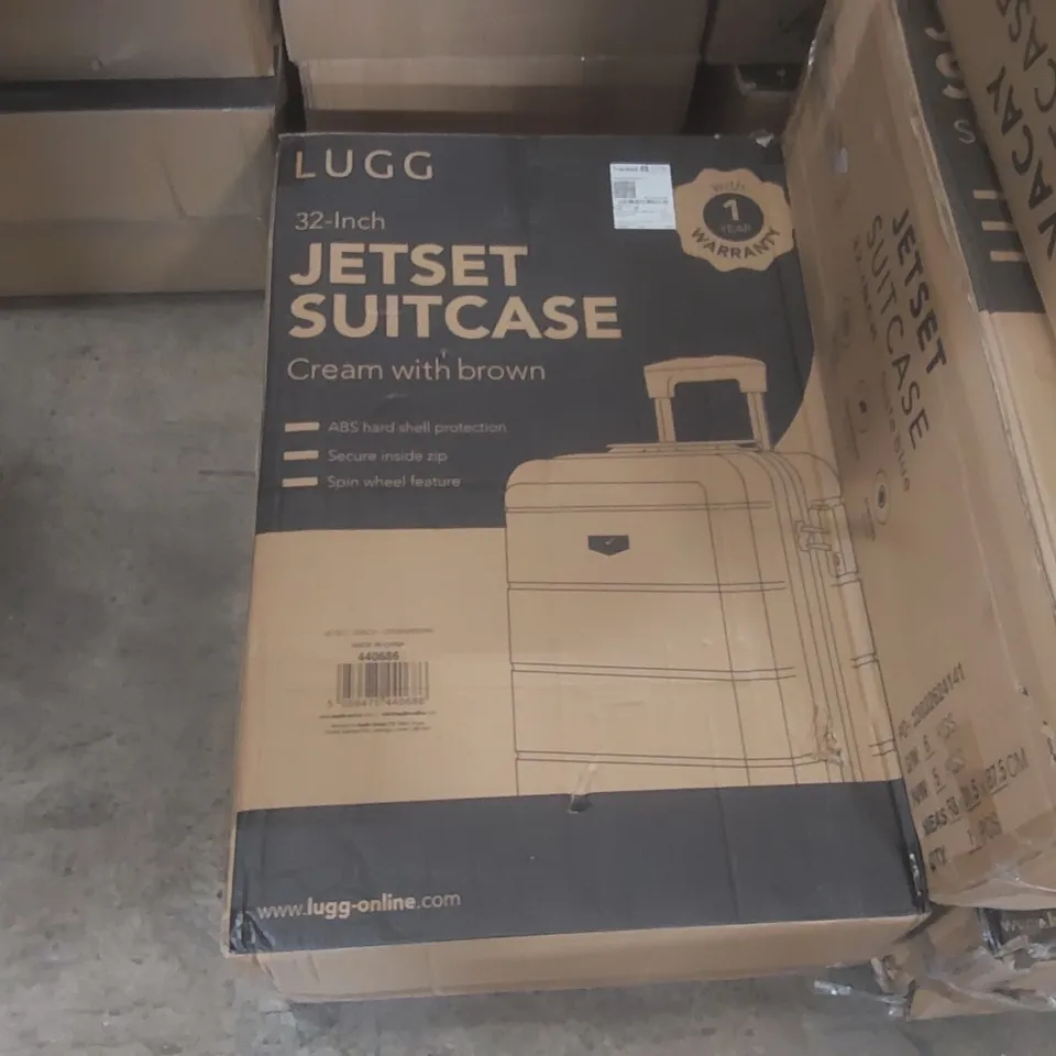 BOXED LUGG TRAVEL SUITCASE