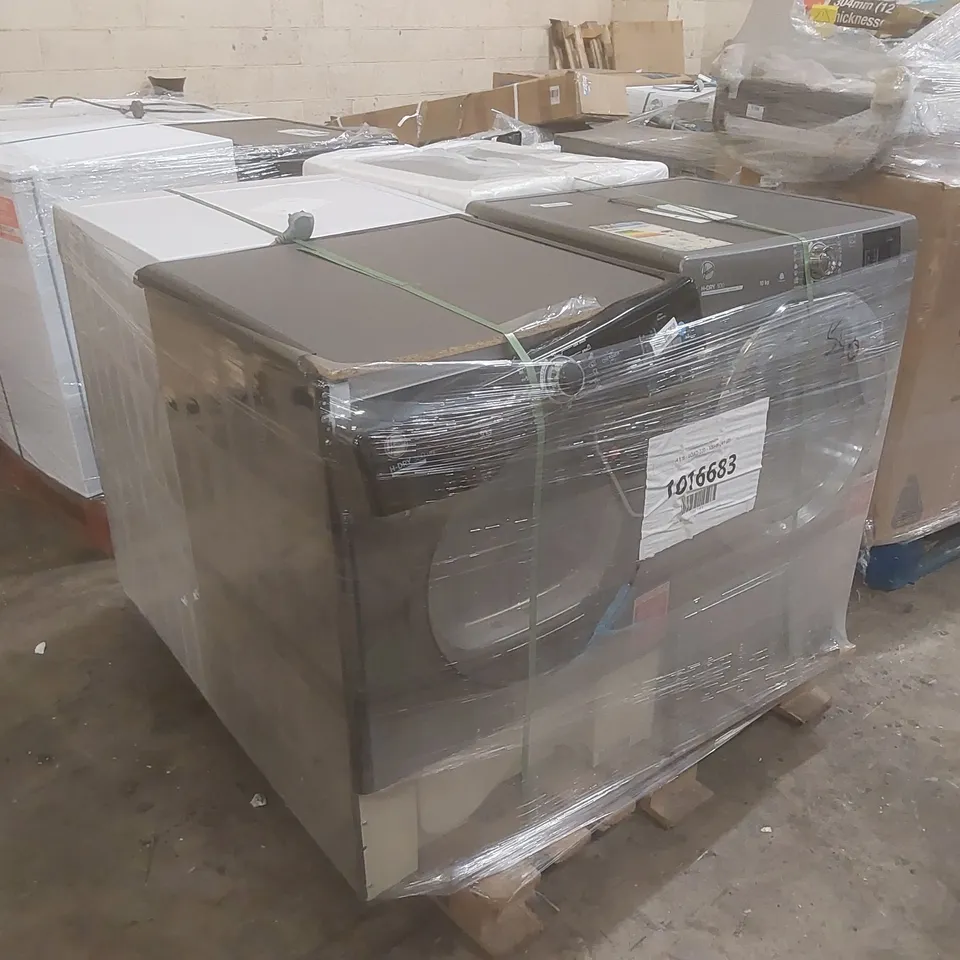 PALLET OF APPROXIMATELY 4 UNPROCESSED RAW RETURN WHITE GOODS TO INCLUDE;