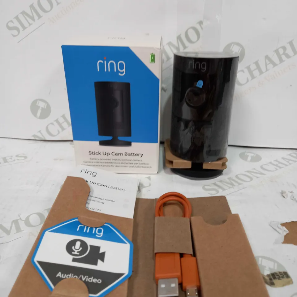 RING STICK UP CAM BATTERY POWERED IN-DOOR & OUTDOOR CAMERA 