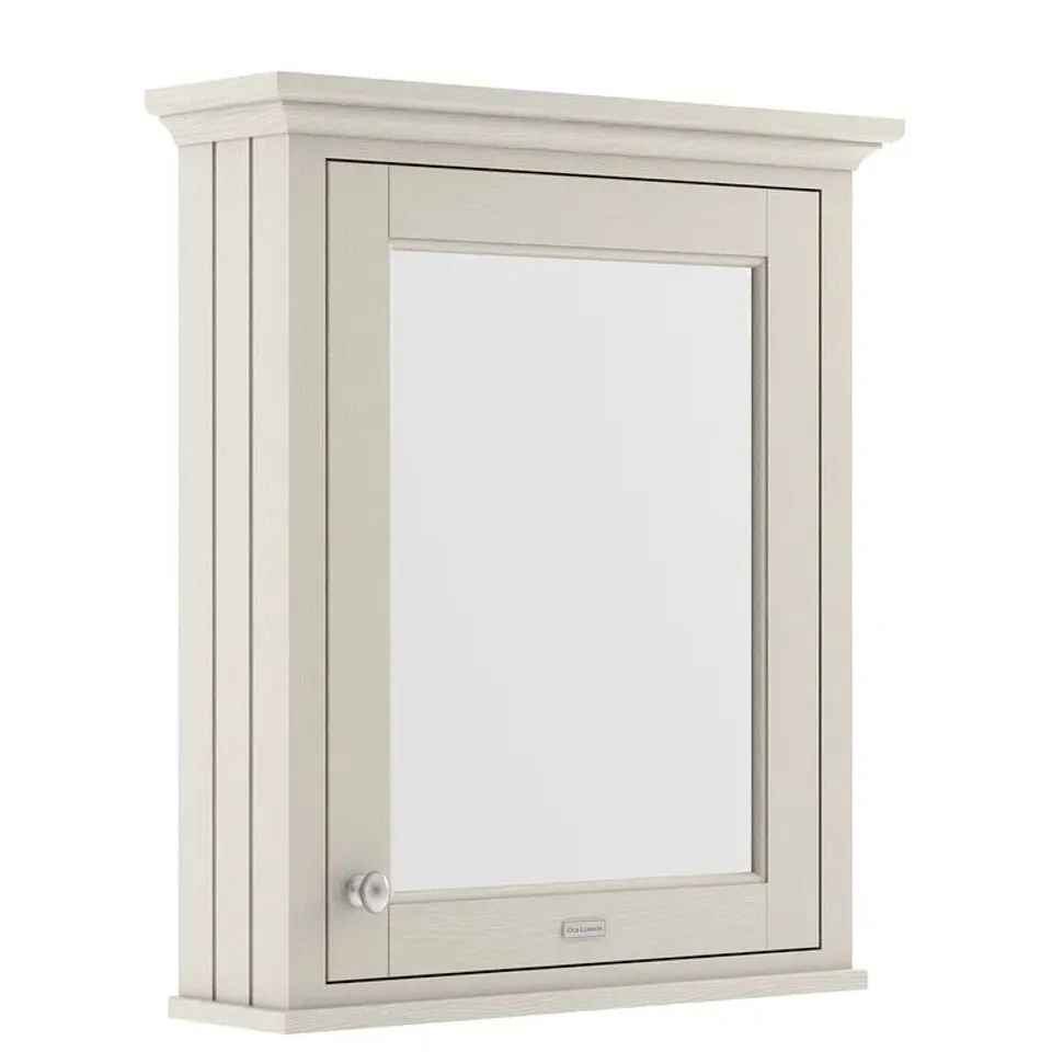 BOXED OLD LONDON 650mm W X 750mm H SURFACE MOUNT FRAMED MEDICINE CABINET (1 BOX)