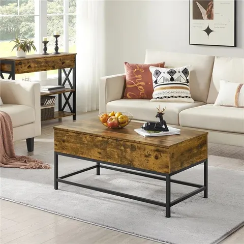 BOXED BANCORA LIFT TOP EXTENDABLE COFFEE TABLE