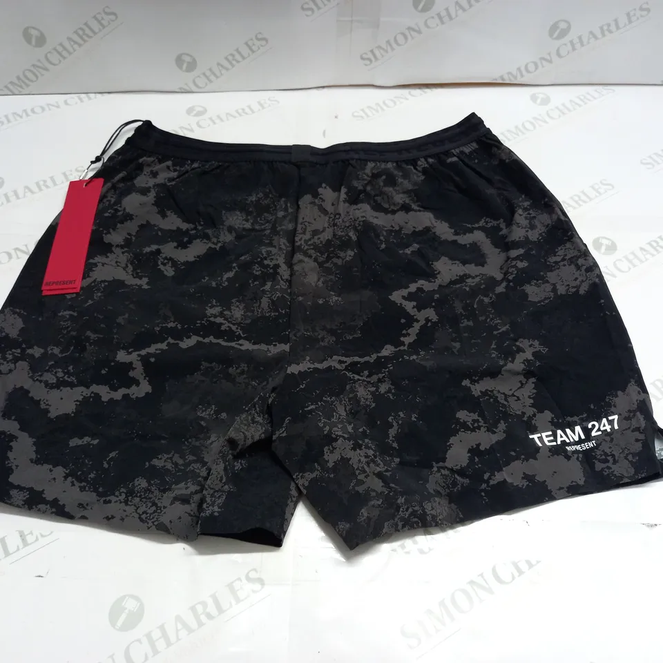 REPRESENT TEAM 247 FUSED SHORTS - L