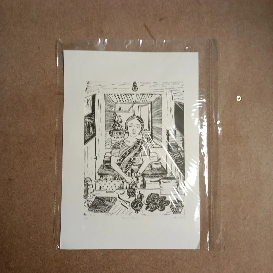 PAPER FIGHT ART "ONION SKINS" LIMITED EDITION ART PRINT 3/6