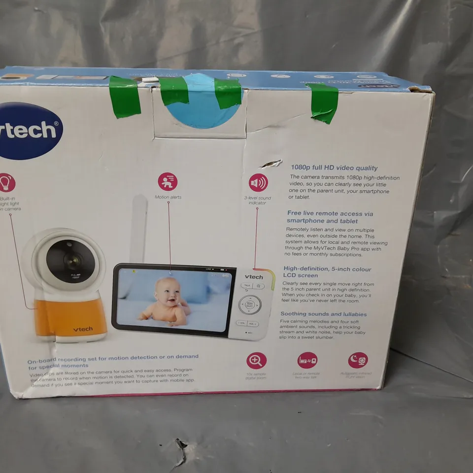 V TECH SMART 5-INCH HD SCREEN WI-FI BABY VIDEO MONITOR WITH NIGHT LIGHT