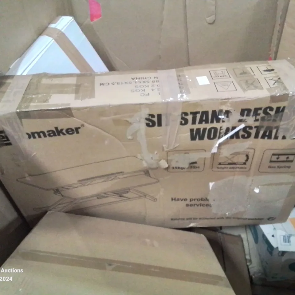 PALLET OF MIXED HOUSEHOLD ITEMS TO INCLUDE;LARGE AC AIR COOLER UNIT, AIR FRYER VARIOUS OTHER BOXED ITEMS