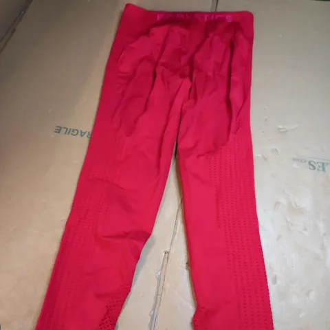RED FABELETICS FYM LEGGINGS 