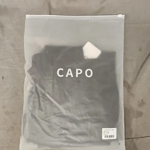 BAGGED CAPO CHINO PANTS IN BLACK SIZE SMALL
