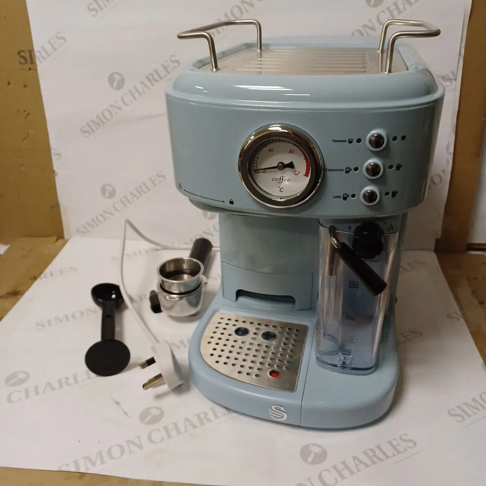 SWAN RETRO ESPRESSO COFFEE MACHINE 