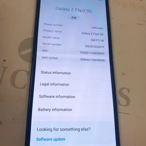 SAMSUNG GALAXY Z FLIP 3 5G MOBILE PHONE