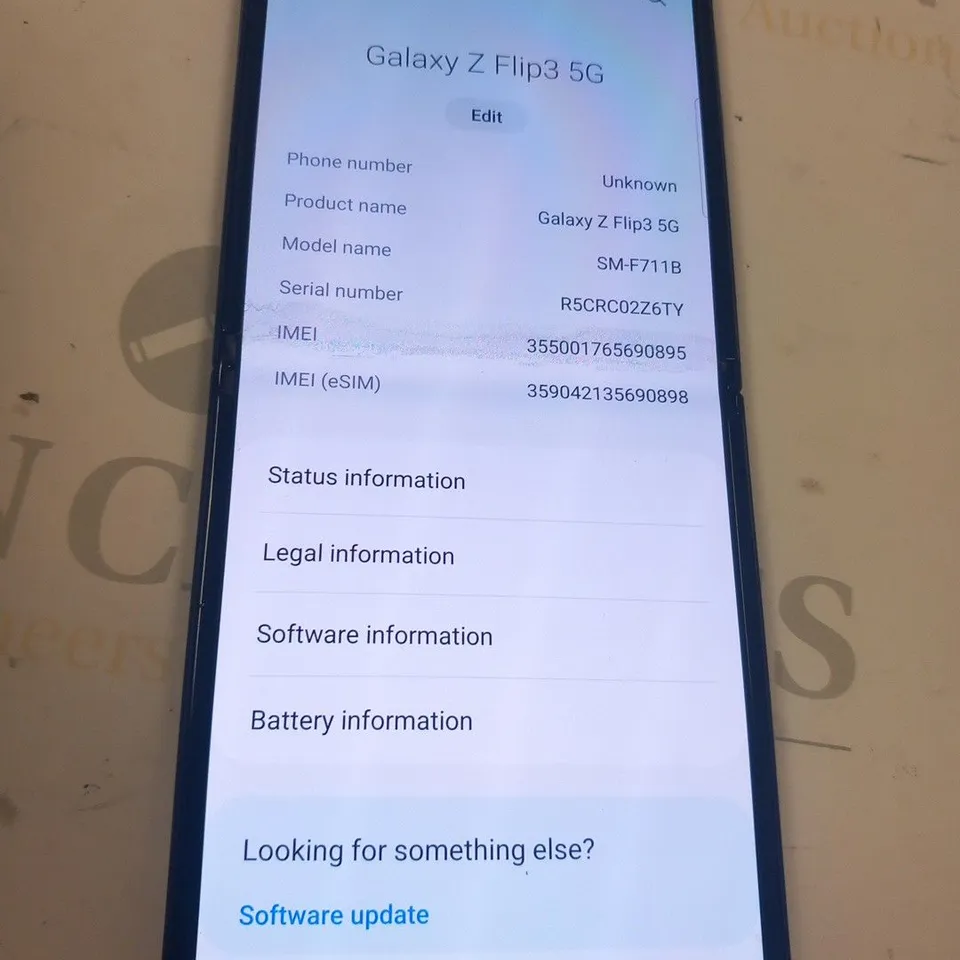SAMSUNG GALAXY Z FLIP 3 5G MOBILE PHONE