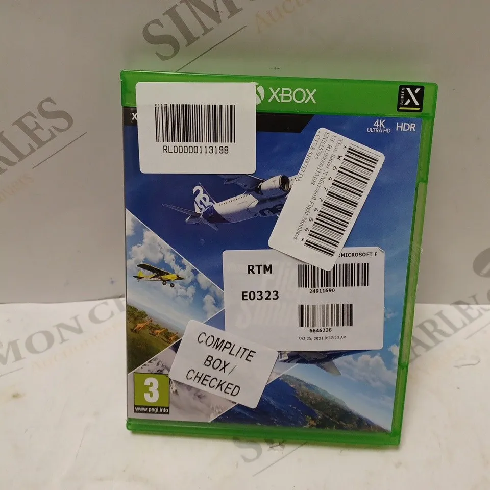 BOXED MICROSOFT FLIGHT SIMULATOR (XBOX SERIES X)