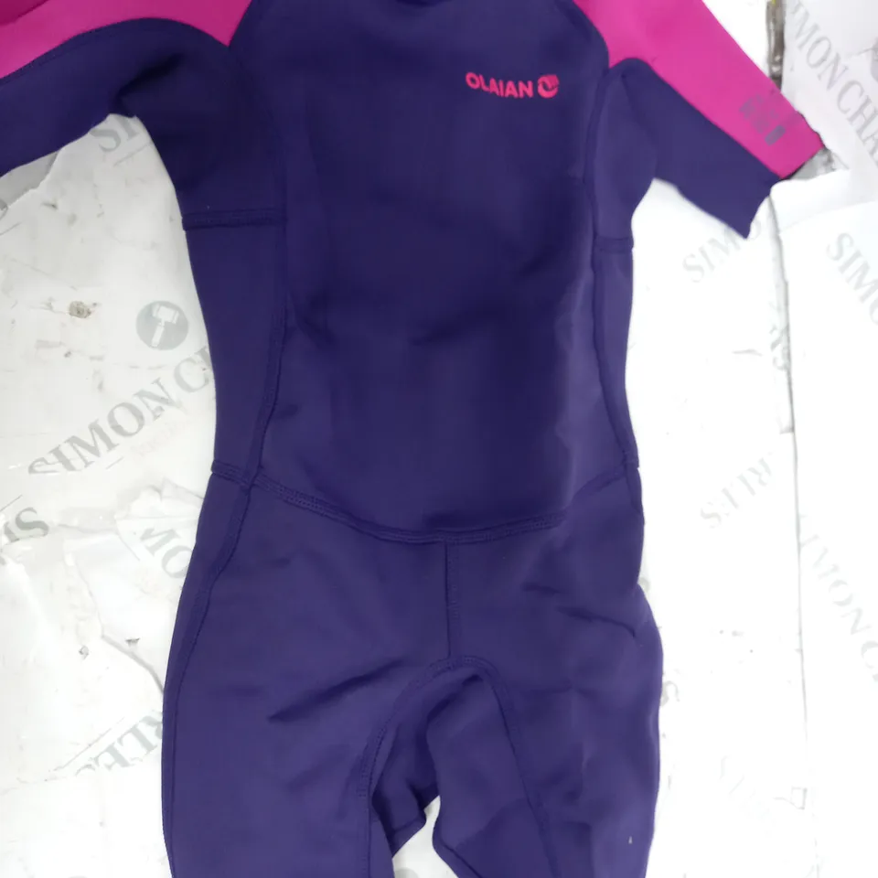 OLAIAN GIRLS WETSUIT PURPLE & PINK
