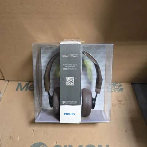 PHILIPS DOWNTOWN OVER-EAR HEADPHONES – BOXED 