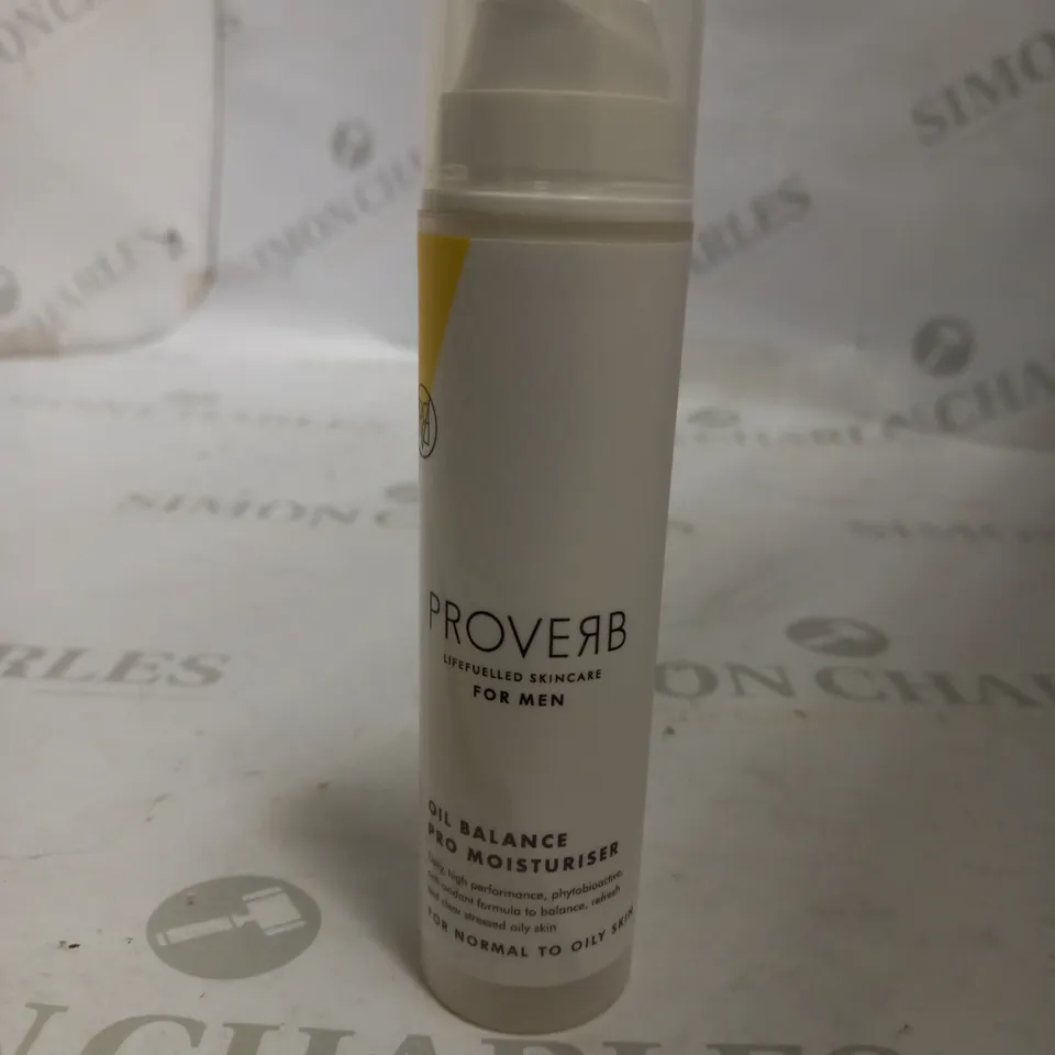 PROVERB LIFE FUELLED SKINCARE FOR MEN OIL BALANCE PRO MOISTURISER