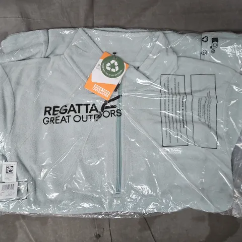 BAGGED REGATTA GREAT OUTDOORS HOT SHOT II HALF ZIP FLEECE IN MINT SIZE 24