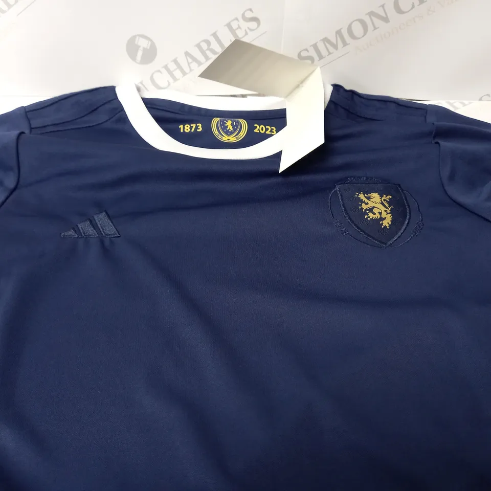 ADIDAS SCOTLAND 150 YEARS FOOTBALL SHIRT - UK 22