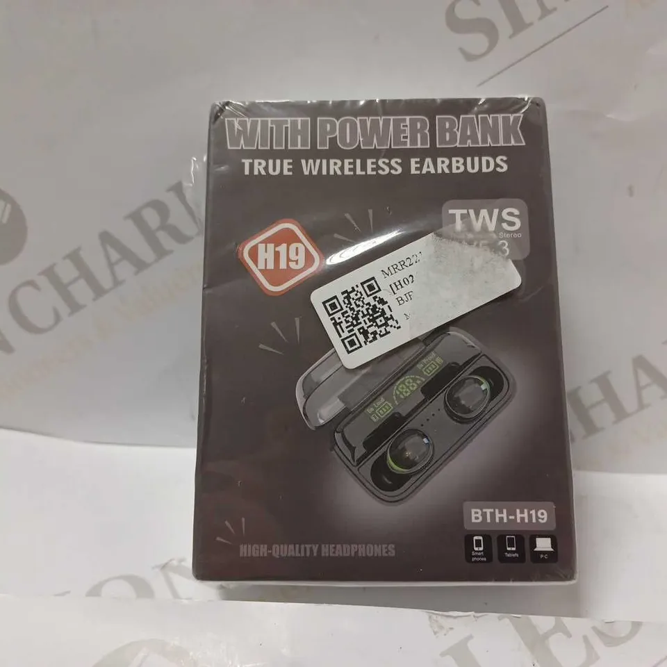 SEALED TWS H19 TRUE WIRELESS EARBUDS