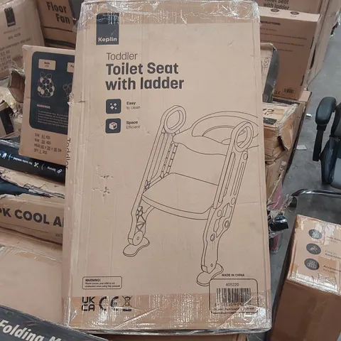 BOXED KEPLIN TODDLER TOILET SEAT WITH LADDER