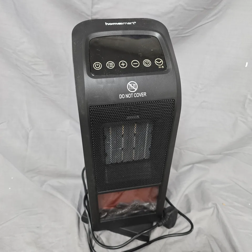 HOMESMART FLAME DISPLAY FAN HEATER – UPRIGHT BLACK, BOXED