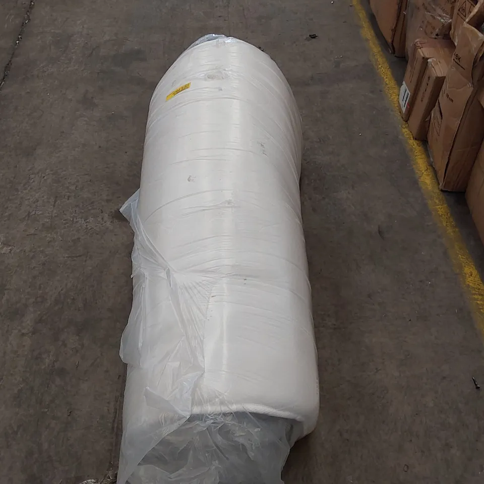 QUALITY BAGGED AND ROLLED HYBRID MEMORY NATURAL OPEN COIL SMALL DOUBLE MATTRESS 