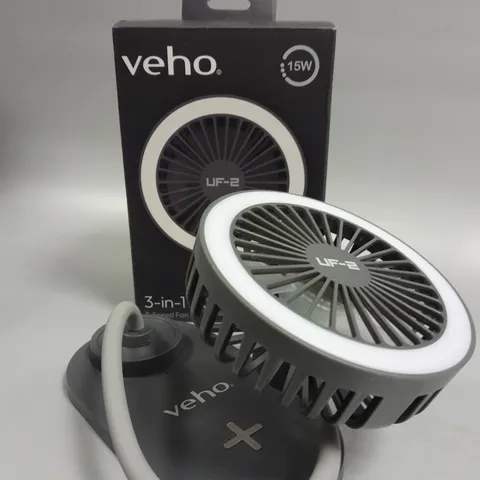 BOXED VEHO 3-IN-1 15W DESKTOP STATION