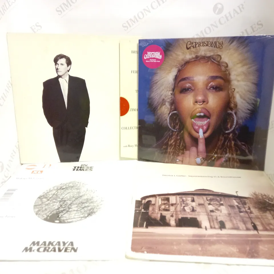 LOT OF 12 VINYL RECORDS, TO INCLUDE FKA TWIGS, MAKAYA MCCRAVEN, BRYAN FERRY, ETC