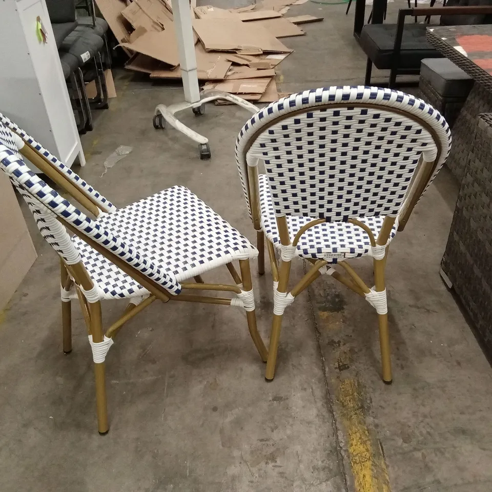 SET OF 2 SAFAVIEH OUTDOOR GARDEN CHAIRS