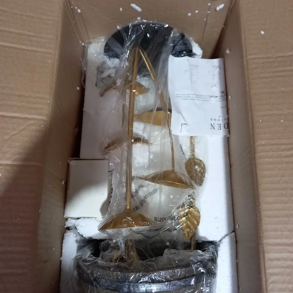 OUTLET GARDEN REFLECTIONS CASCADING LEAF FOUNTAIN