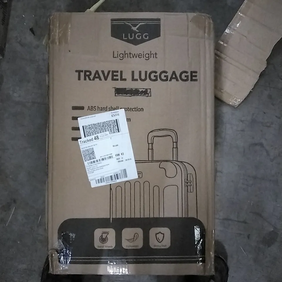 BOXED LUGG HARDSHELL TRAVEL SUITCASE - COLOURS VARY