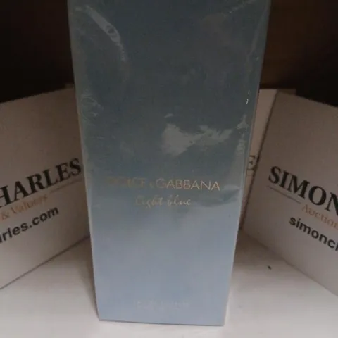 BOXED AND SEALED DOLCE AND GABBANA LIGHT BLUE EAU DE TOILETTE 100ML