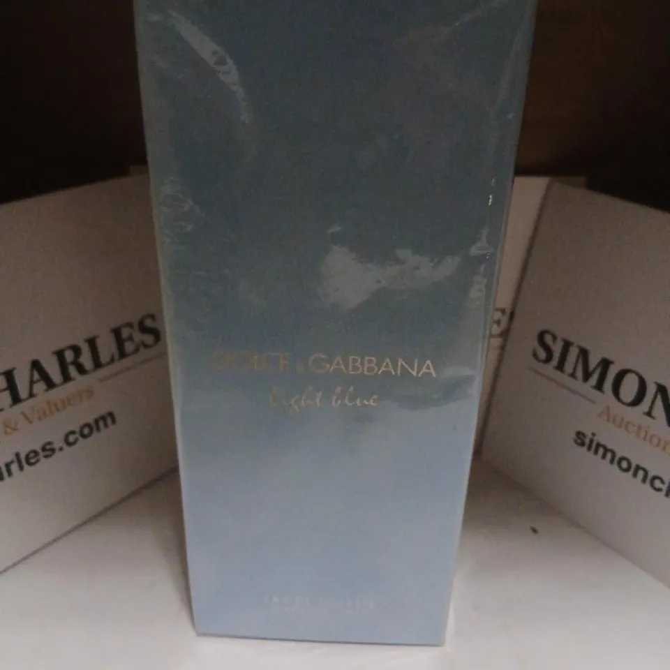 BOXED AND SEALED DOLCE AND GABBANA LIGHT BLUE EAU DE TOILETTE 100ML