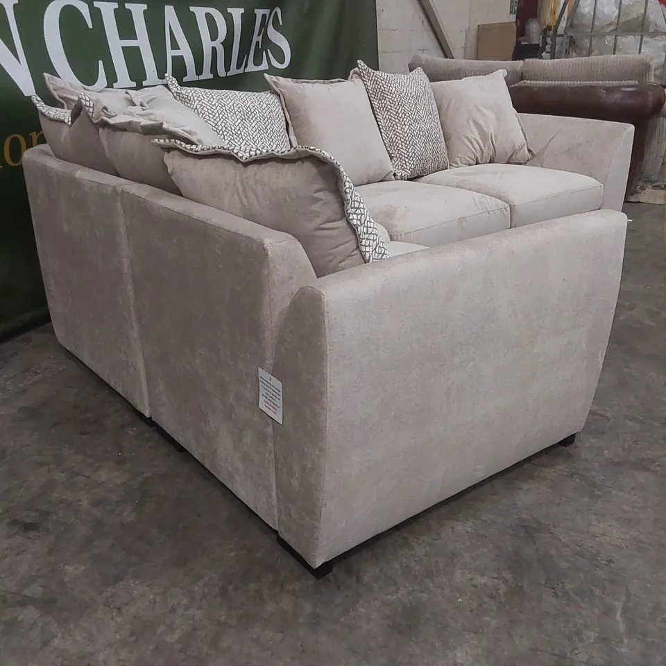 QUALITY DESIGNER HAVANA LH DOUBLE ARM CORNER GROUP SOFA