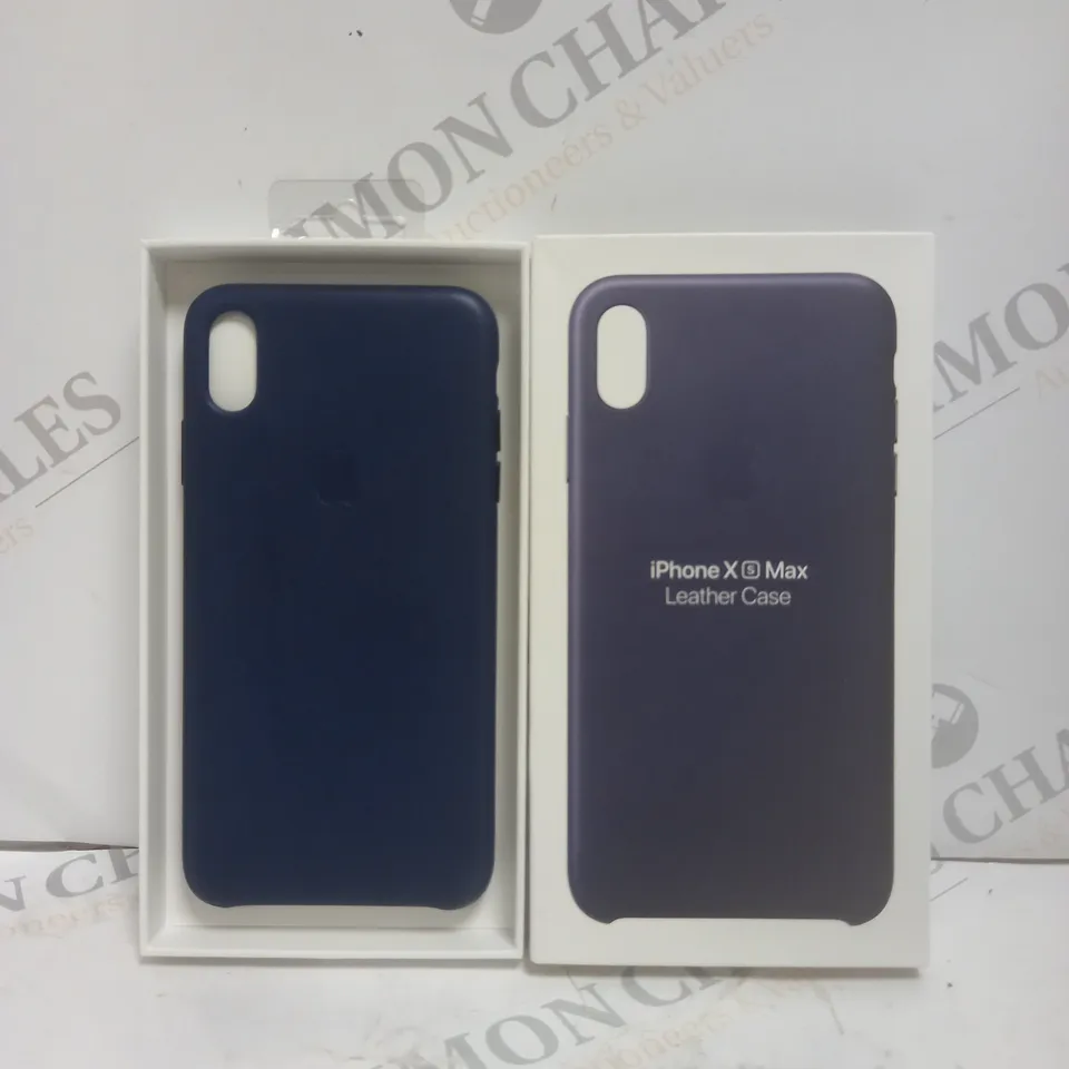 BOXED IPHONE XS MAX LEATHER CASE 